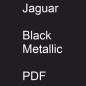 Preview: Jaguar, Black Metallic, PDF.